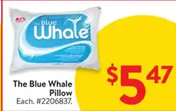 Walmart The Blue Whale Pillow offer