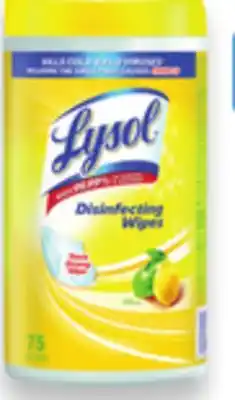 Walmart Lysol Wipes 755 - 84s offer