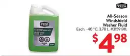 Walmart All-Season Windshield Washer Fluid offer