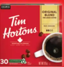 Walmart Tim Hortons K-Cup 30s offer