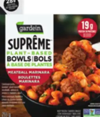 Walmart Gardein Suprême Plant-Based Bowls offer