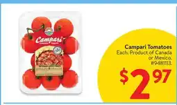 Walmart Campari Tomatoes offer