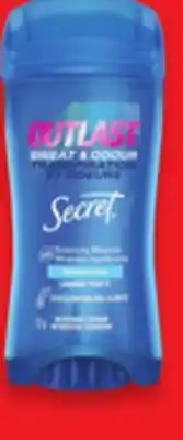 Walmart Secret Deodorant offer