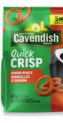 Walmart Cavendish Farms Premium Frozen Fries or Onion Rings offer