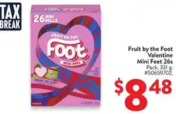 Walmart Fruit by the Foot Valentine Mini Feet 26s offer