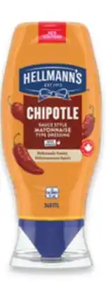 Walmart Hellmann's Chipotle Mayonnaise Type Dressing offer