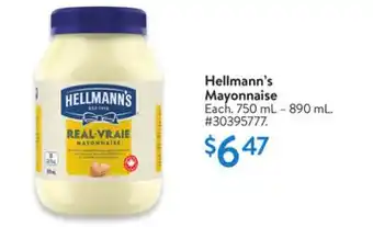 Walmart Hellmann's Mayonnaise offer