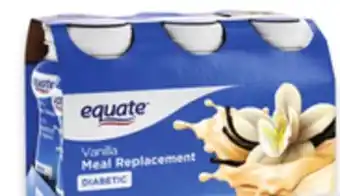 Walmart Equate Regular, High Protein or Diabetic Nutritional Liquid offer