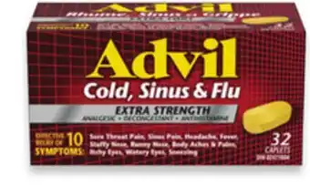 Walmart Advil Cold & Sinus & Flu 32s offer