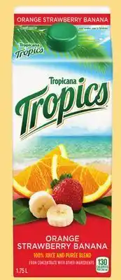 Walmart Tropicana Tropics Juice offer