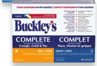 Walmart Buckley's Caplets 48s offer