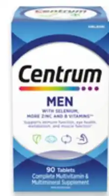 Walmart Centrum for Men offer