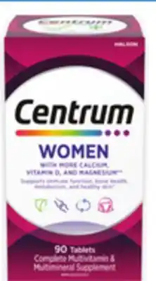 Walmart Centrum for Women offer