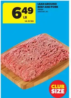 Real Canadian Superstore LEAN GROUND BEEF AND PORK offer