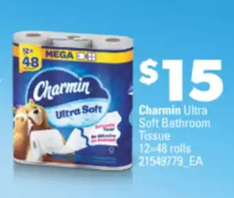 Real Canadian Superstore CHARMIN ULTRA SOFT BATHROOM TISSUE, 12=48 ROLLS offer