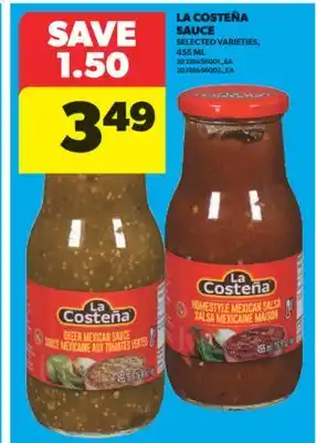 Real Canadian Superstore LA COSTEÑA SAUCE, 455 ML offer