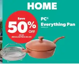 Real Canadian Superstore PC Everything Pan offer