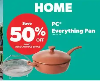 Real Canadian Superstore PC Everything Pan offer