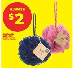 Real Canadian Superstore QUO BEAUTY BATH POUF offer