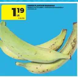 Real Canadian Superstore GREEN PLANTAIN BANANAS offer