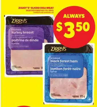 Real Canadian Superstore ZIGGY'S SLICED DELI MEAT offer