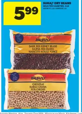 Real Canadian Superstore SURAJ DRY BEANS, 4 LB offer