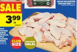 Real Canadian Superstore SPLIT CHICKEN WINGS OR HALAL SPLIT CHICKEN WINGS offer