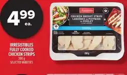 Metro IRRESISTIBLES FULLY COOKED CHICKEN STRIPS offer