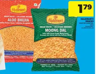 Real Canadian Superstore HALDIRAM'S SNACKS, 150 G offer