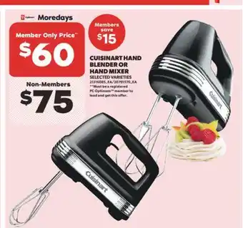 Real Canadian Superstore CUISINART HAND BLENDER OR HAND MIXER offer