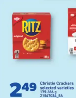 Real Canadian Superstore CHRISTIE CRACKERS, 175-386 G offer