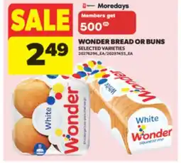 Real Canadian Superstore WONDER BREAD OR BUNS offer