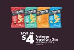 Real Canadian Superstore POPCORNERS POPPED-CORN CHIPS, 142 G offer