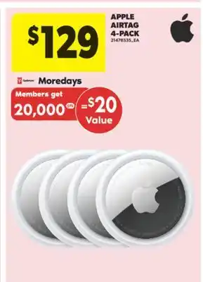 Real Canadian Superstore APPLE AIRTAG 4-PACK offer