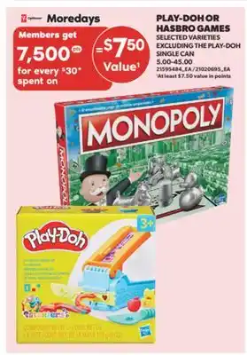 Real Canadian Superstore PLAY-DOH OR HASBRO GAMES offer