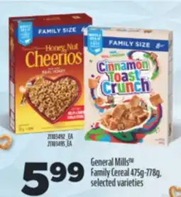 Real Canadian Superstore GENERAL MILLS FAMILY CEREAL, 475G-778G offer