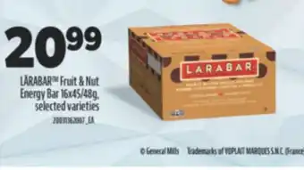 Real Canadian Superstore LÄRABAR FRUIT & NUT ENERGY BAR, 16x45/48 G offer