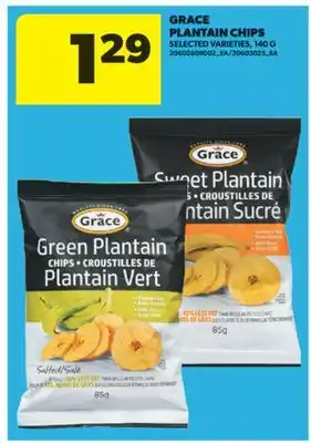 Real Canadian Superstore GRACE PLANTAIN CHIPS, 140 G offer