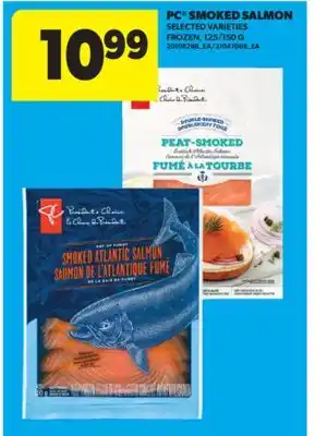 Real Canadian Superstore PC SMOKED SALMON, 125/150 G offer