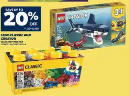 Real Canadian Superstore LEGO CLASSIC AND CREATOR offer