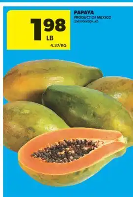 Real Canadian Superstore PAPAYA offer