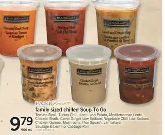 Fortinos FAMILY-SIZED CHILLED SOUP TO GO, 900 ml offer