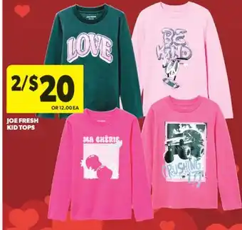 Real Canadian Superstore JOE FRESH KID TOPS offer