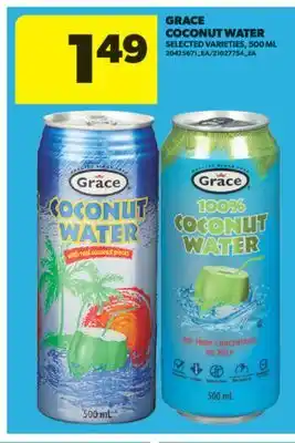 Real Canadian Superstore GRACE COCONUT WATER, 500 ML offer