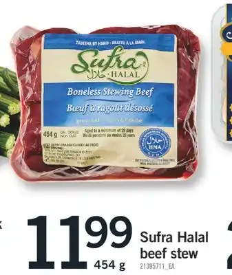 Fortinos SUFRA HALAL BEEF STEW, 454 g offer