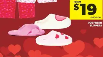 Real Canadian Superstore JOE FRESH SLIPPERS offer