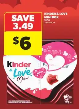 Real Canadian Superstore KINDER & LOVE MINI BOX, 107 G offer