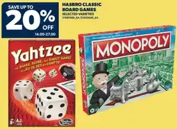 Real Canadian Superstore HASBRO CLASSIC BOARD GAMES offer