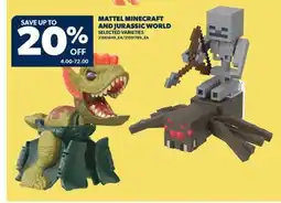 Real Canadian Superstore MATTEL MINECRAFT AND JURASSIC WORLD offer