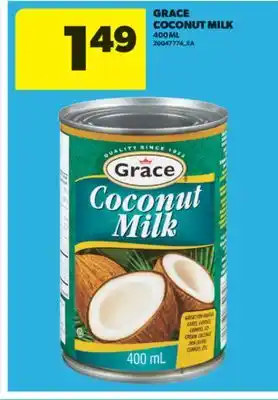 Real Canadian Superstore GRACE COCONUT MILK, 400 ML offer